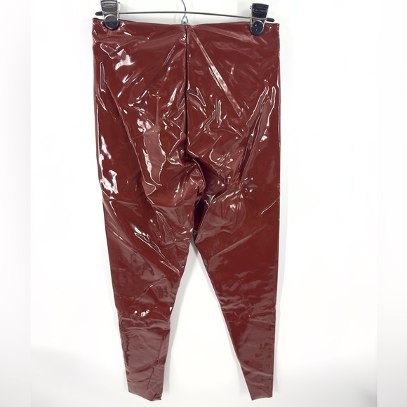 Commando Womens Faux Patent Leggings Size L Sienna Perfect Control Liquid Shine - Picture 5 of 10
